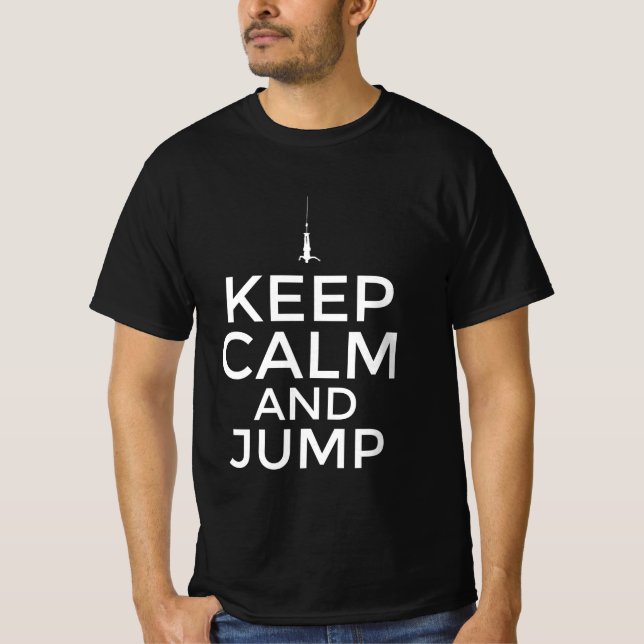 Keep calm and jump T-Shirt (Front)