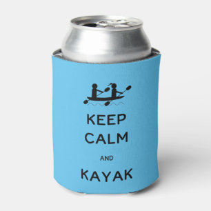Keep Calm and Kayak with Me Seltzer Can Cooler