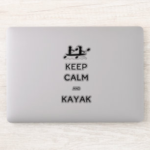 Keep Calm and Kayak with Me Sticker