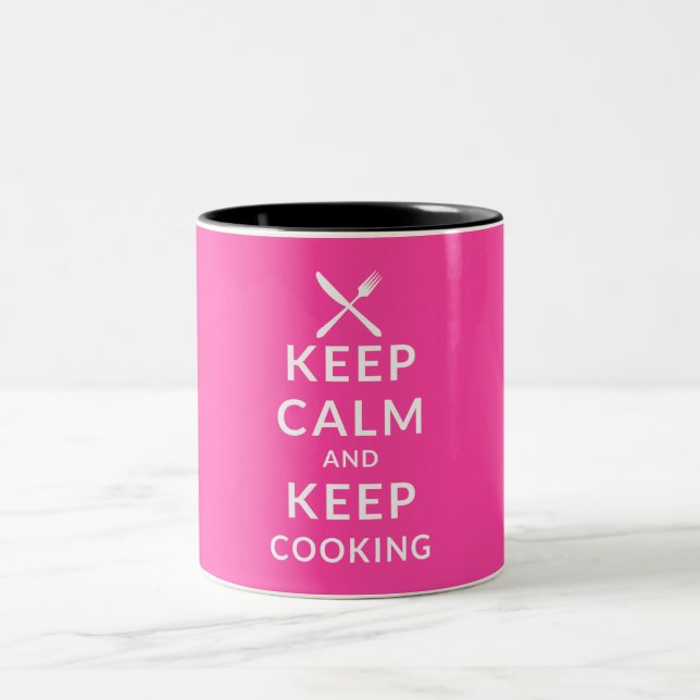 Keep Calm and Keep Cooking Mug (Center)