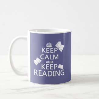 Keep Calm and Keep Reading Coffee Mug