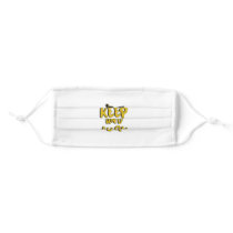 Keep Calm and Kick on Adult Cloth Face Mask Keep Calm and Kick on Adult Cloth Face Mask