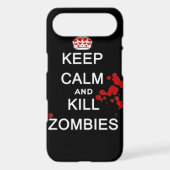 keep calm and kill zombies iPod touch case (Back)