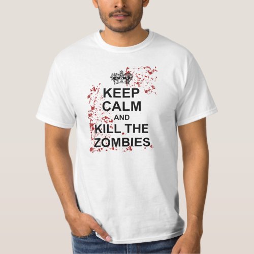 Keep Calm and Kill Zombies Tee