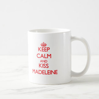 Keep Calm and Kiss Madeleine Coffee Mug