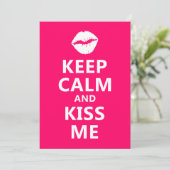 Keep Calm and Kiss Me (Standing Front)