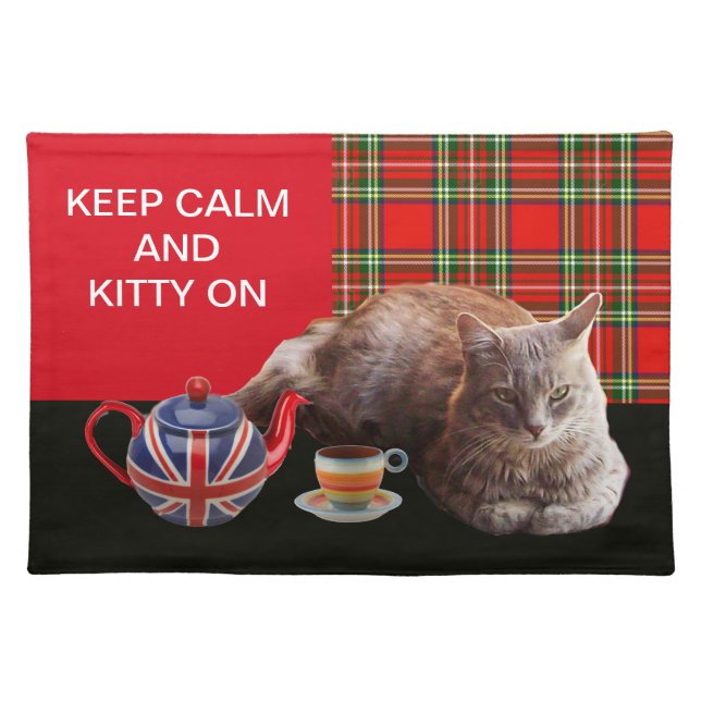 KEEP CALM AND KITTY ON PLACEMAT (Front)