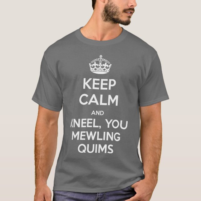 KEEP CALM and Kneel T-Shirt (Front)