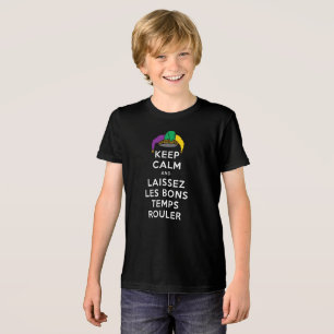 KEEP CALM and LAISSEZ LES BONS TEMPS ROULER Tri-Blend Shirt