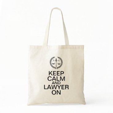 Keep Calm and Lawyer On Tote Bag Keep Calm and Lawyer On Tote Bag