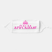Keep Calm and Let "add name" handle it personalize Adult Cloth Face Mask (Front, Folded)