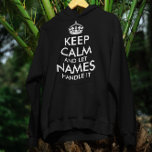 keep calm and let add your own name handle it cool hoodie<br><div class="desc">keep calm and let add your own name handle it cool Hoodie just for you.</div>