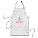 Keep Calm And Let Handle It Funny Apron For Women at Zazzle