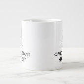 Keep Calm and let the office assistant handle it Giant Coffee Mug (Front)