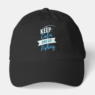 Keep Calm And Let's Go Fishing Design, Fishing Hat