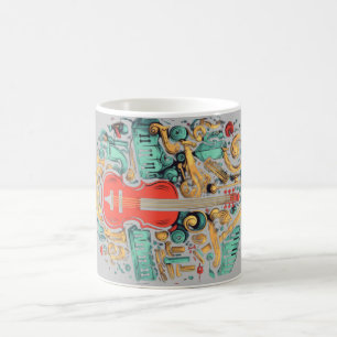 Keep Calm and listen to music Coffee Mug