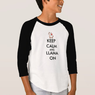 Keep Calm and Llama On T-Shirt