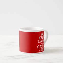 Keep Calm and Look Busy (any color) Espresso Cup
