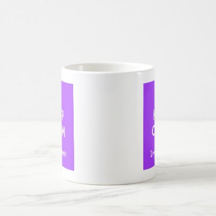 Keep calm and love a brony - purple coffee mug
