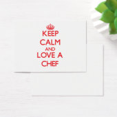 Keep Calm and Love a Chef (Desk)