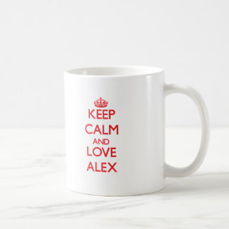 Keep Calm and Love Alex Coffee Mug