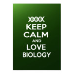 Keep Calm and Love Biology Poster Keep Calm and Love Biology Poster