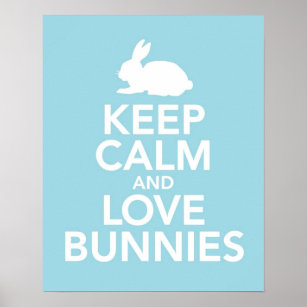 keep calm and love bunnies