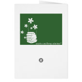 Keep Calm and Love Cows (all colors) Cards (Back)