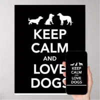keep calm and love puppies