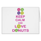 Keep Calm and Love Donuts Unique Doughnut Gift