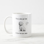 Keep calm and love Golden Retriever puppy Coffee Mug