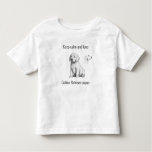 Keep calm and love Golden Retriever puppy Toddler T-shirt