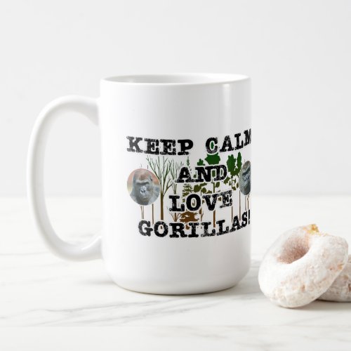 Keep calm and love gorillas Coffee Mug