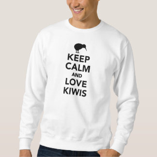 Keep calm and love Kiwis Sweatshirt