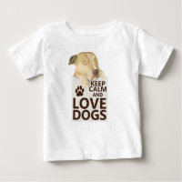 Keep Calm and Love My Big Dogs Photo Baby