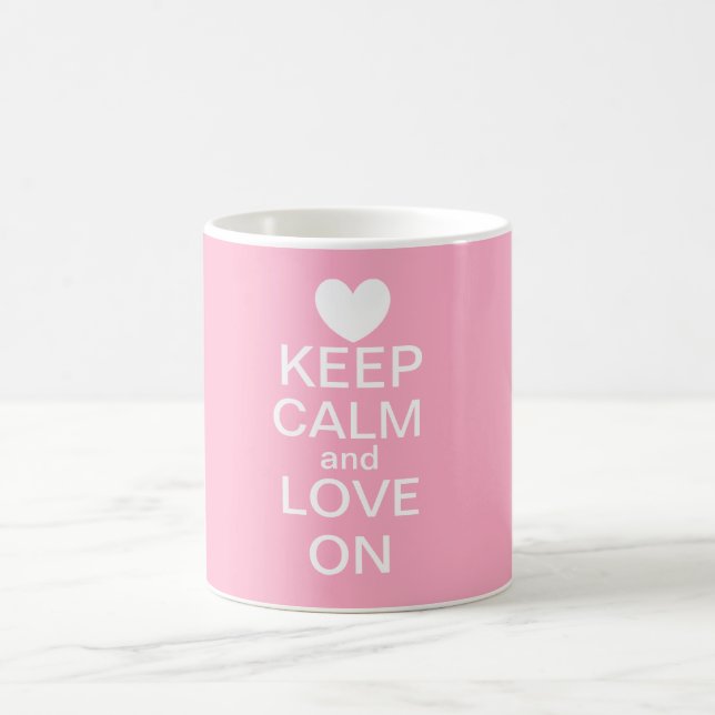 Keep Calm and Love On Mug (Center)