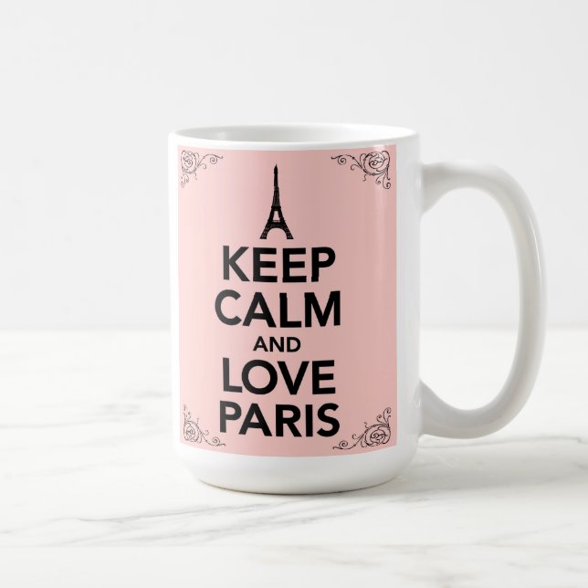 Keep Calm and love Paris mug (Right)