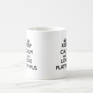 Keep calm and Love Platypus Coffee Mug