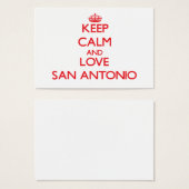 Keep Calm and Love San Antonio (Front & Back)