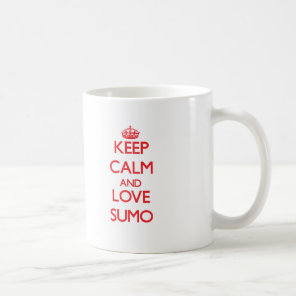 Keep calm and love Sumo Coffee Mug
