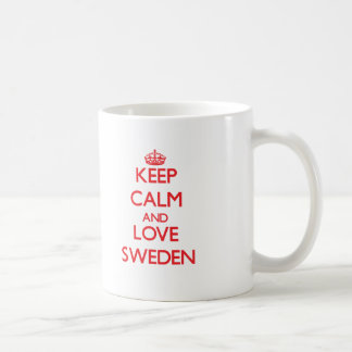 Keep Calm and Love Sweden Coffee Mug