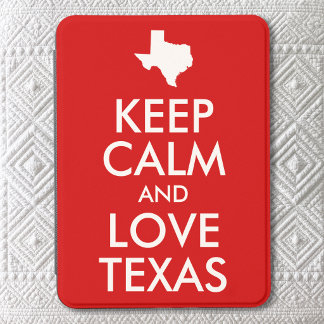 Keep Calm and Love Texas Red Kindle Cover
