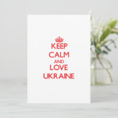 Keep Calm and Love Ukraine (Standing Front)