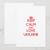 Keep Calm and Love Ukraine (Front/Back)