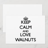 Keep calm and love Walnuts (Front/Back)