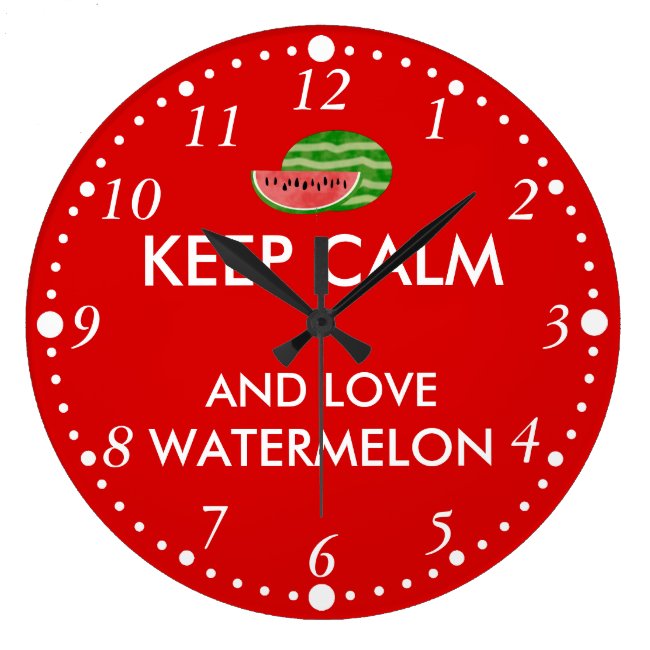 Keep Calm and Love Watermelon Customizable Gift