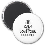 Colonel Corn Character Magnet | Zazzle