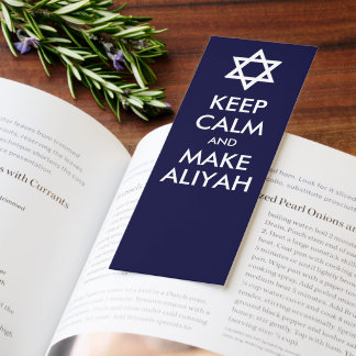 Keep Calm And Make Aliyah Bookmarks