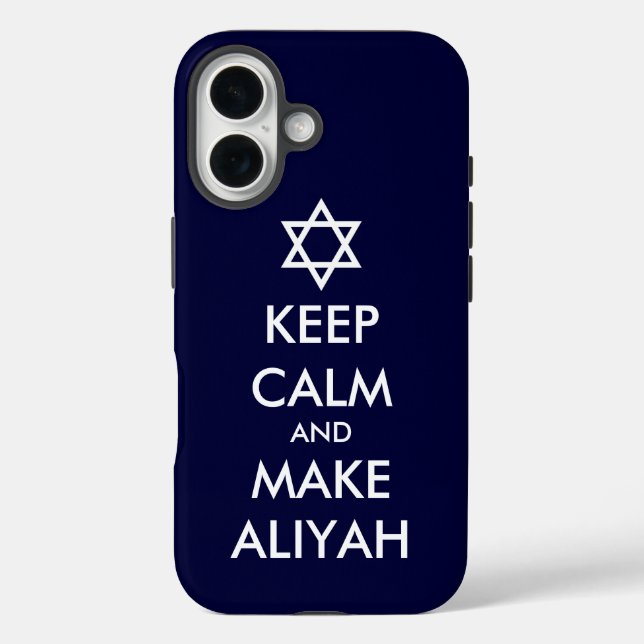 Keep Calm And Make Aliyah Case-Mate iPhone Case (Back)
