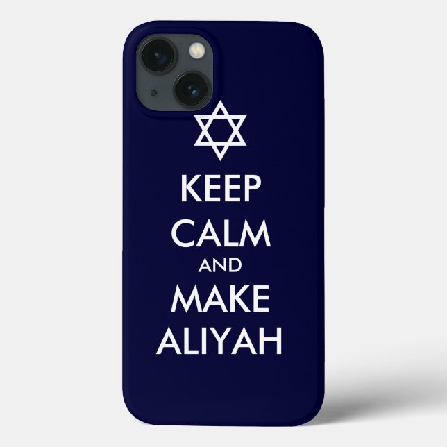 Keep Calm And Make Aliyah Case-Mate iPhone Case (Back)